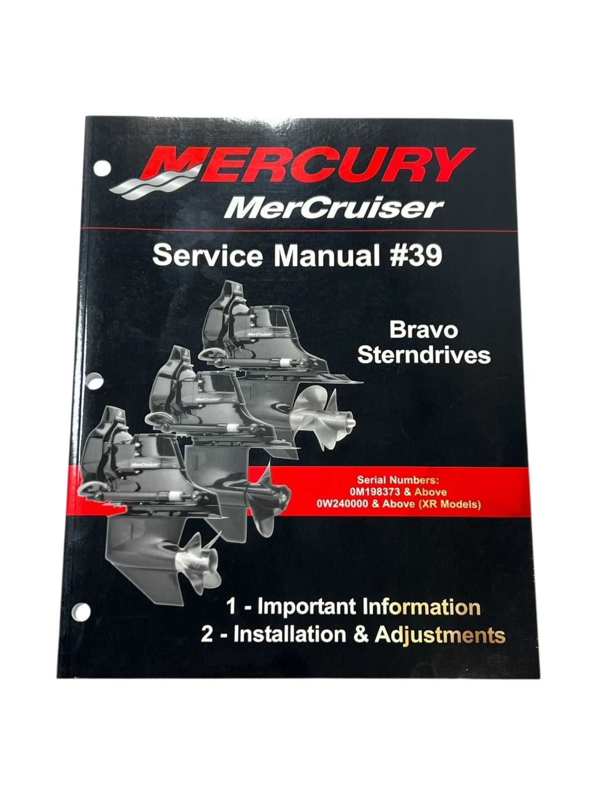 Mercury Mercruiser 90-865612010, 1 & 2 Installation / Adjustments