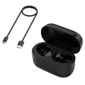 New Black Charging Storage Box Charging Case + Cable For Jabra Elite