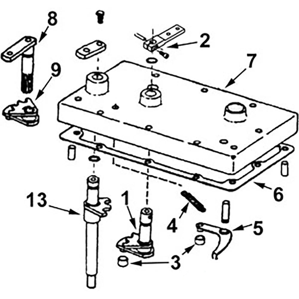 Shaft With Duckfoot Fits International 966 986 1466 886 766 1066 1586
