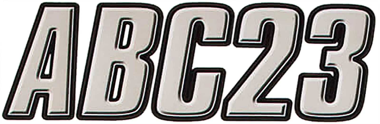 Hardline Series 800 Registration Kit Silver/black For Custom Decals 3"