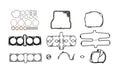 Full Gasket Set For Yamaha Fzr 1000 Genesis 1988