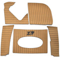 Larson Non-Skid Floor Mats Teak Black by Larson