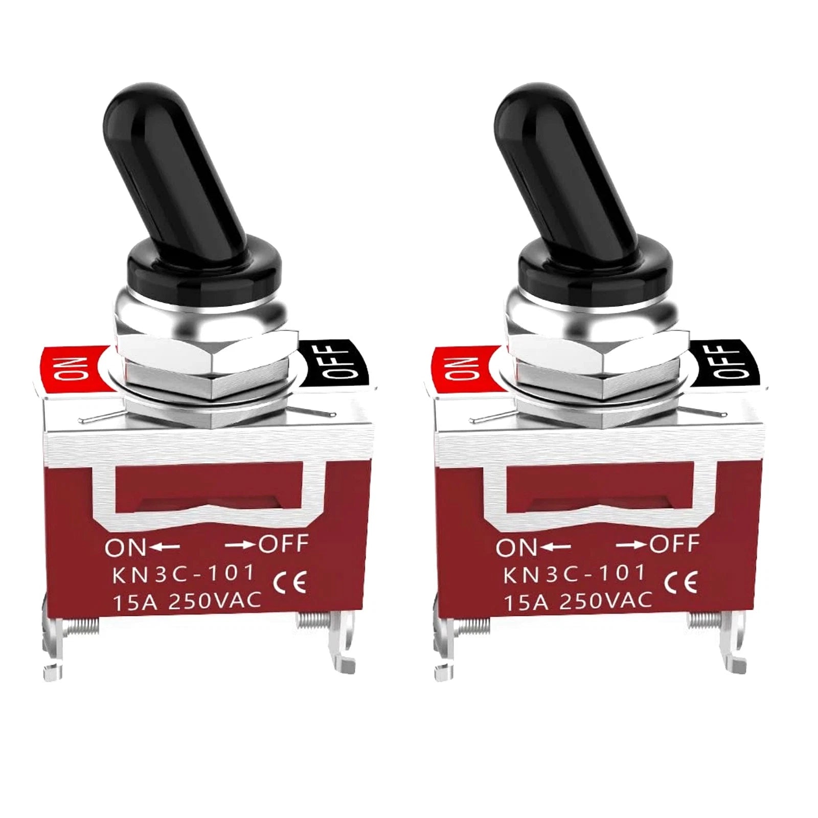 Spst Toggle Switch 2pin On/off Waterproof 30a 12V For Auxiliary