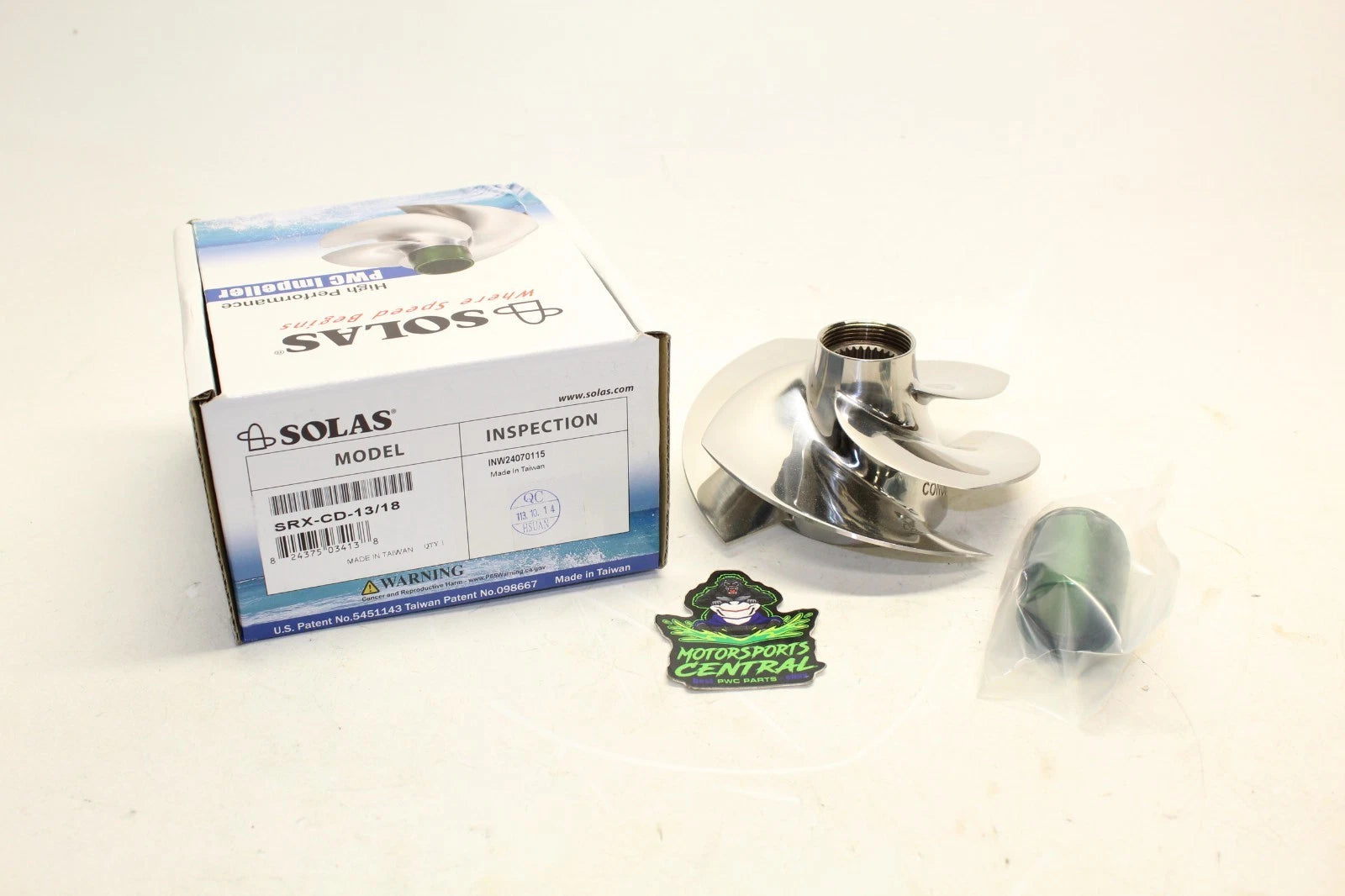 Seadoo Solas 159mm Srx-cd-13/18 Impeller Rxt Gtx Wake Pro 215 230