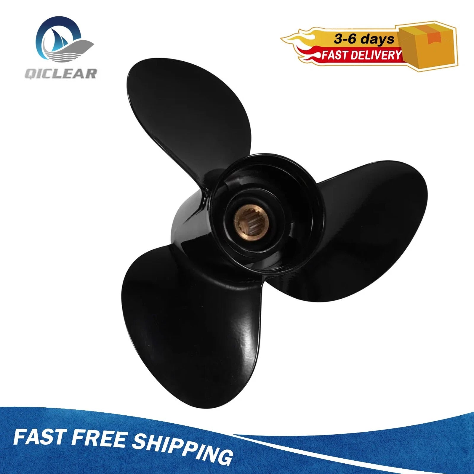 14 X 21 Aluminum Outboard Boat Propeller For Suzuki 50-140hp 15