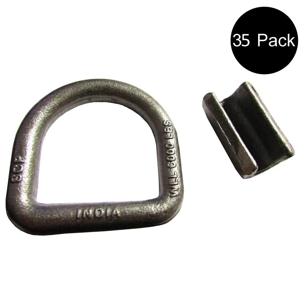 Qty 35: 5/8" Weld On D-ring Fits Universal Products Replaces