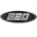 Raised Decal Crownline Boat 280 Black Silver by Crownline