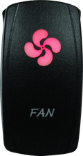 Dragonfire Racing Lighted Switch Fan On/off Red