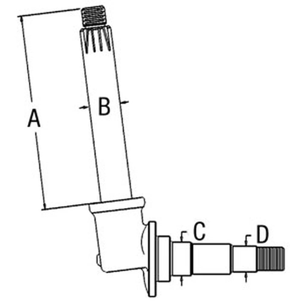 Spindle - Right Hand/left Hand Fits Oliver Fits White Fits