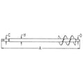 Auger 1319710c1 Fits Case 1440 1460 1470 1480