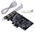 3 Ports 1394a Expansion Card Pci Express 1x To External Ieee 1394