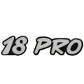 Raised Decal 18 Pro 10 5/8 x 2 5/8 Inch by Triton