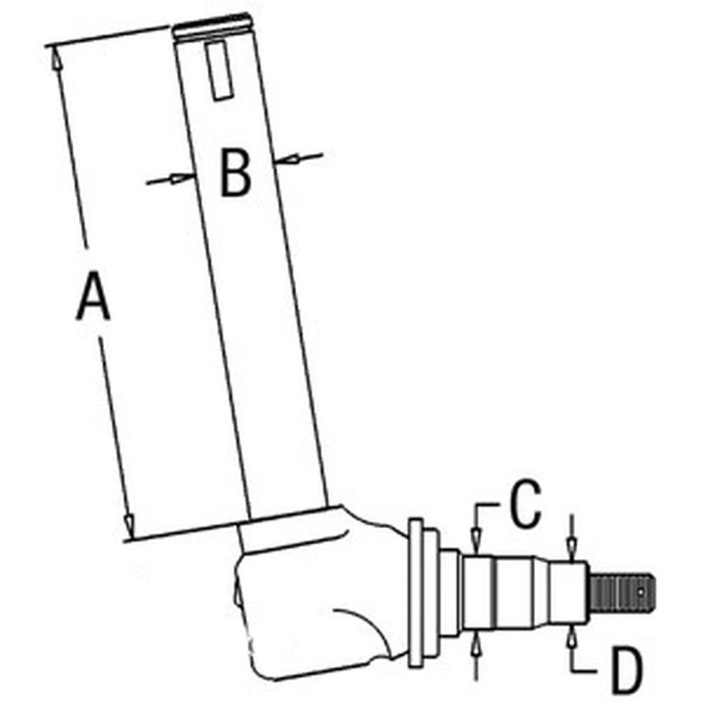 Spindle 70272281 Fits Allis Chalmers 6060, 6070