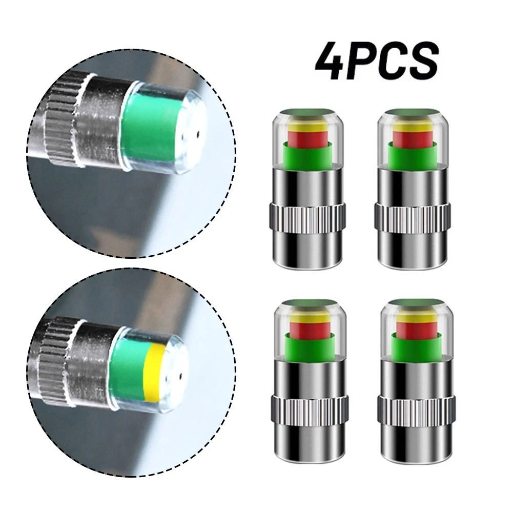Valve Cover Tire Valve Alarm Copper Core Cover Indicator