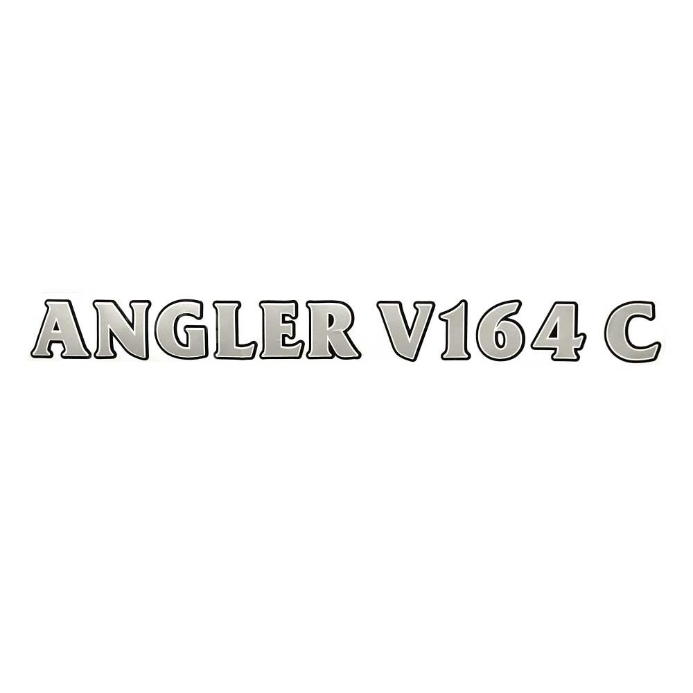 Decal Emblem G3 Angler V164 Black Silver by G3
