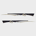 Boat Decal G3 105 x 8 Inch Black Gold by G3