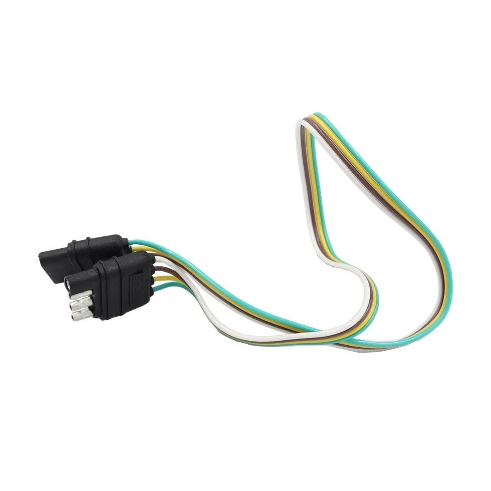 Automotive Trailer Wiring Extension Cord 4 Pin Sae Power Cord Male
