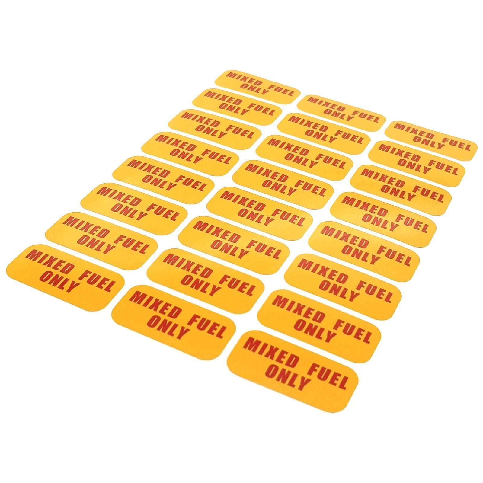 Mixed Fuel Only Sticker Decal for Garage, Oil, Gas, Diesel Vehicles