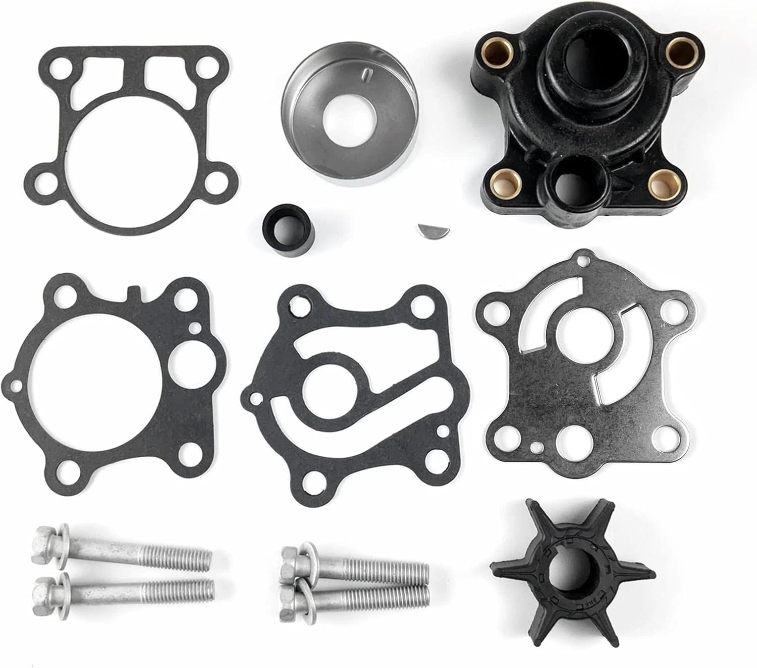 Boat Marine Water Pump Repair Kit For Yamaha 2-str 40 50 Hp Outboard