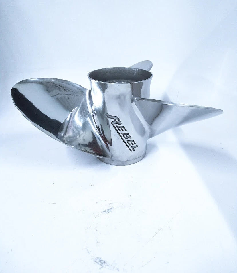 Evinrude Johnson 3 X 15 X 21 , Stainless Steel Rebel Propeller ,