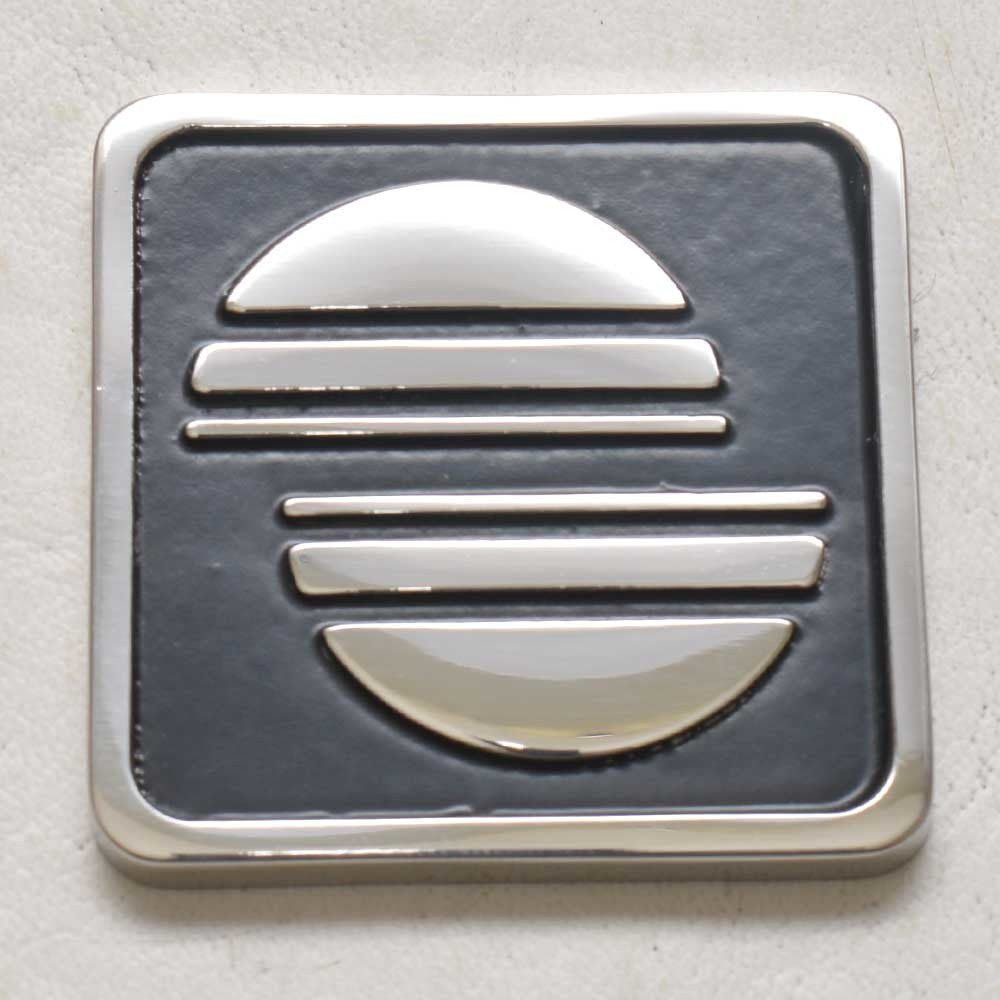Malibu Boat Sun Logo Emblem | 1 3/4 x 1 3/4 Inch Stainless SteelOpens 