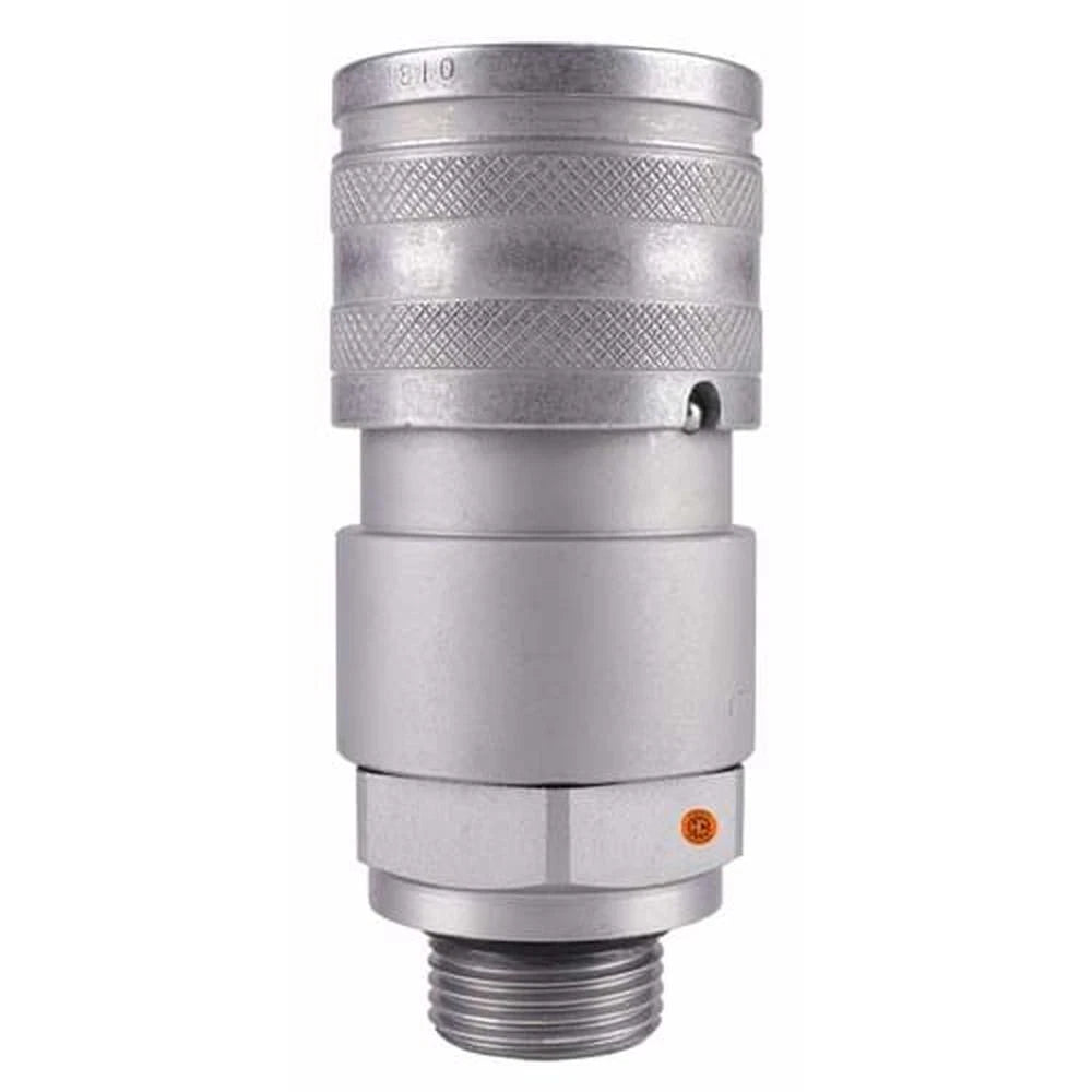 Flat Face Hydraulic Breakaway Coupler, Female Fits Kubota