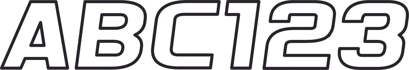 Hardline 700 Pwc Kit White/black Graphics Decals For Kawasaki 800 &