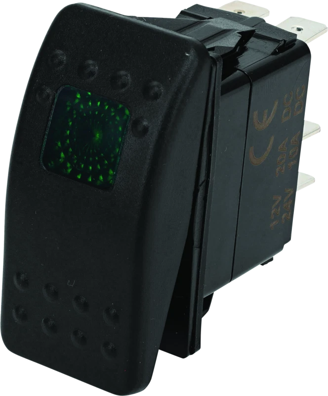 Dragonfire Racing Lighted Switch On/off Rocker Switch Green Lite