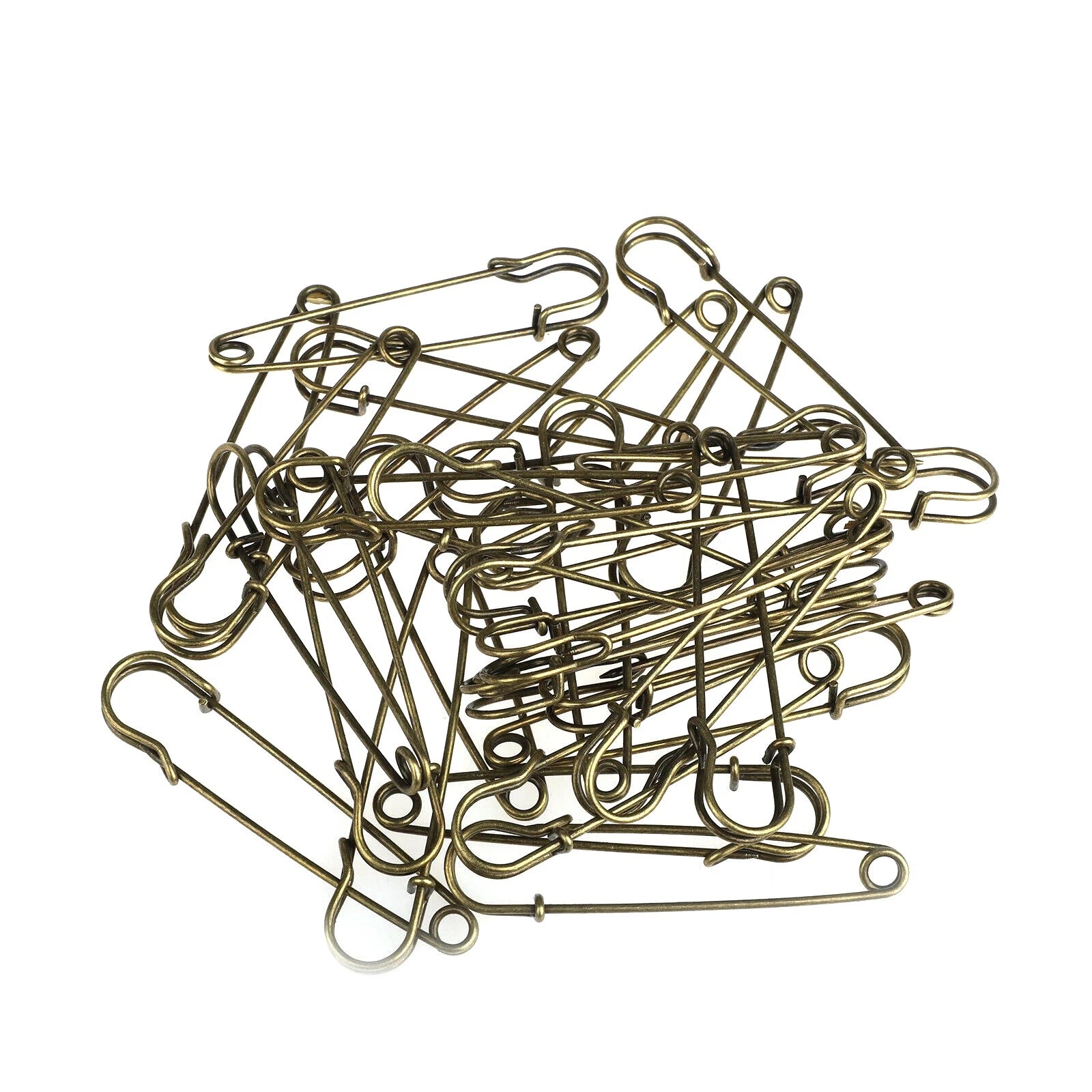 Lot Large Electroplating Safety Pins Diy Sewing Crafting Jewelry Tools