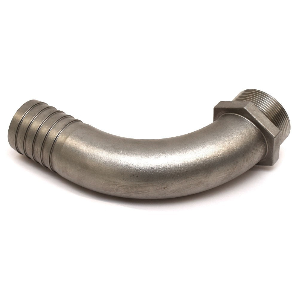 Malibu Boat Thruster Fitting 90 Degree 2 Inch SS by Malibu