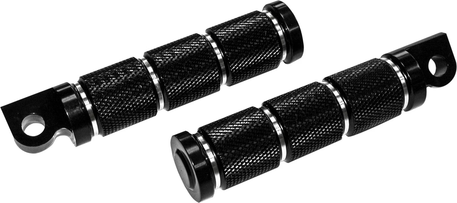 Harddrive Rider Footpegs Retro Black For Harley 1986-2017 V-twin