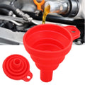 Car Funnel Collapsible Silicone Foldable Oil Silicone Space Saving