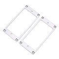 Iron Humbucker Pickup Mounting Ring For Les Paul Lp Guitar Silver