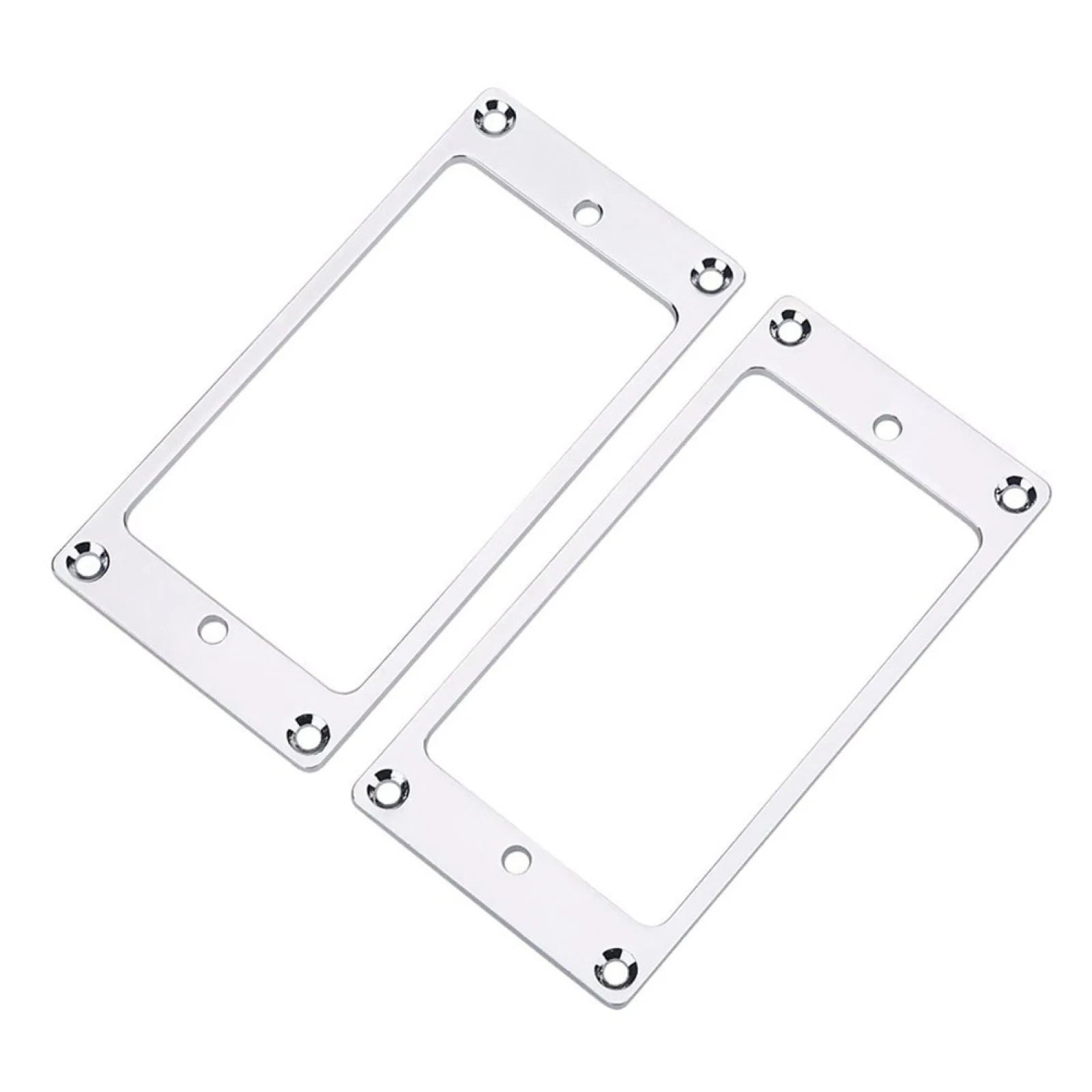 Iron Humbucker Pickup Mounting Ring For Les Paul Lp Guitar Silver