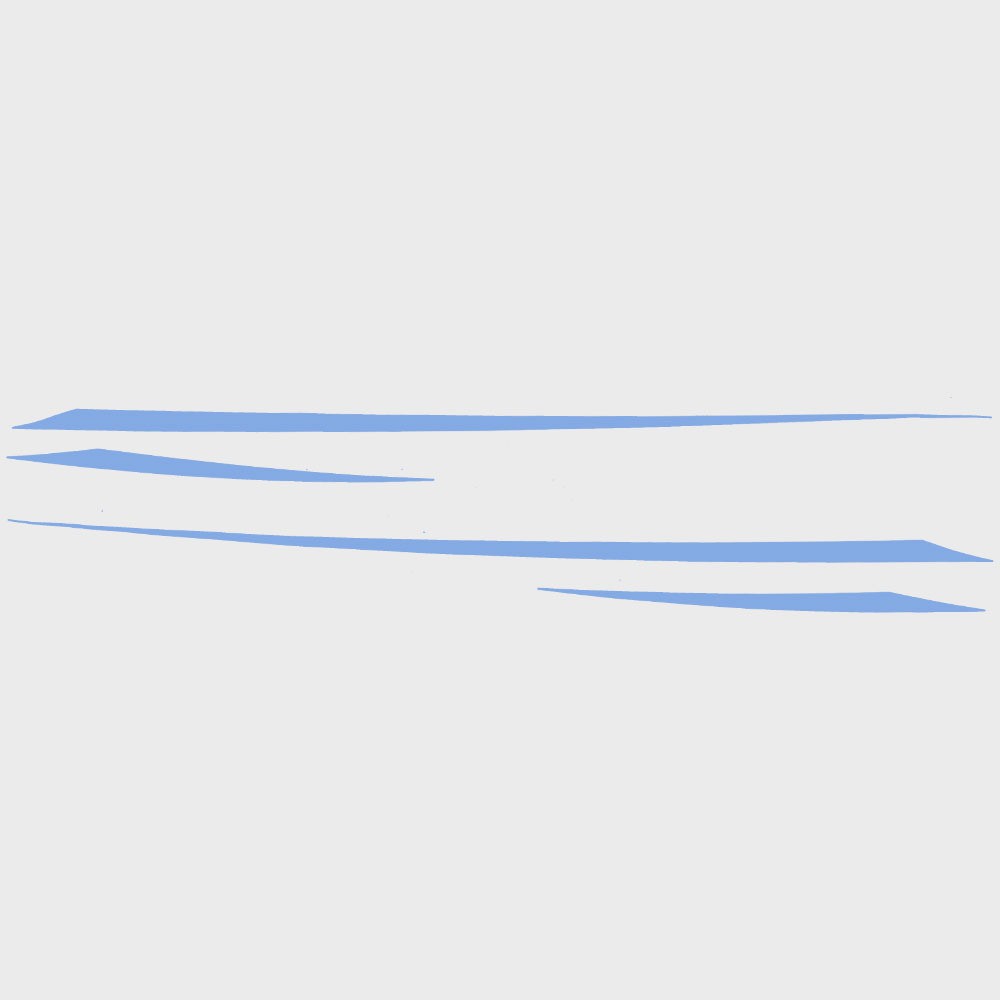 Chaparral H2O Deck Graphic Decal Steel Blue by Chaparral