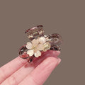 Crystal Flower Hair Clip for Women