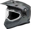 Fly Racing Trekker Cw Solid Helmet Gray Medium Snow Full-face