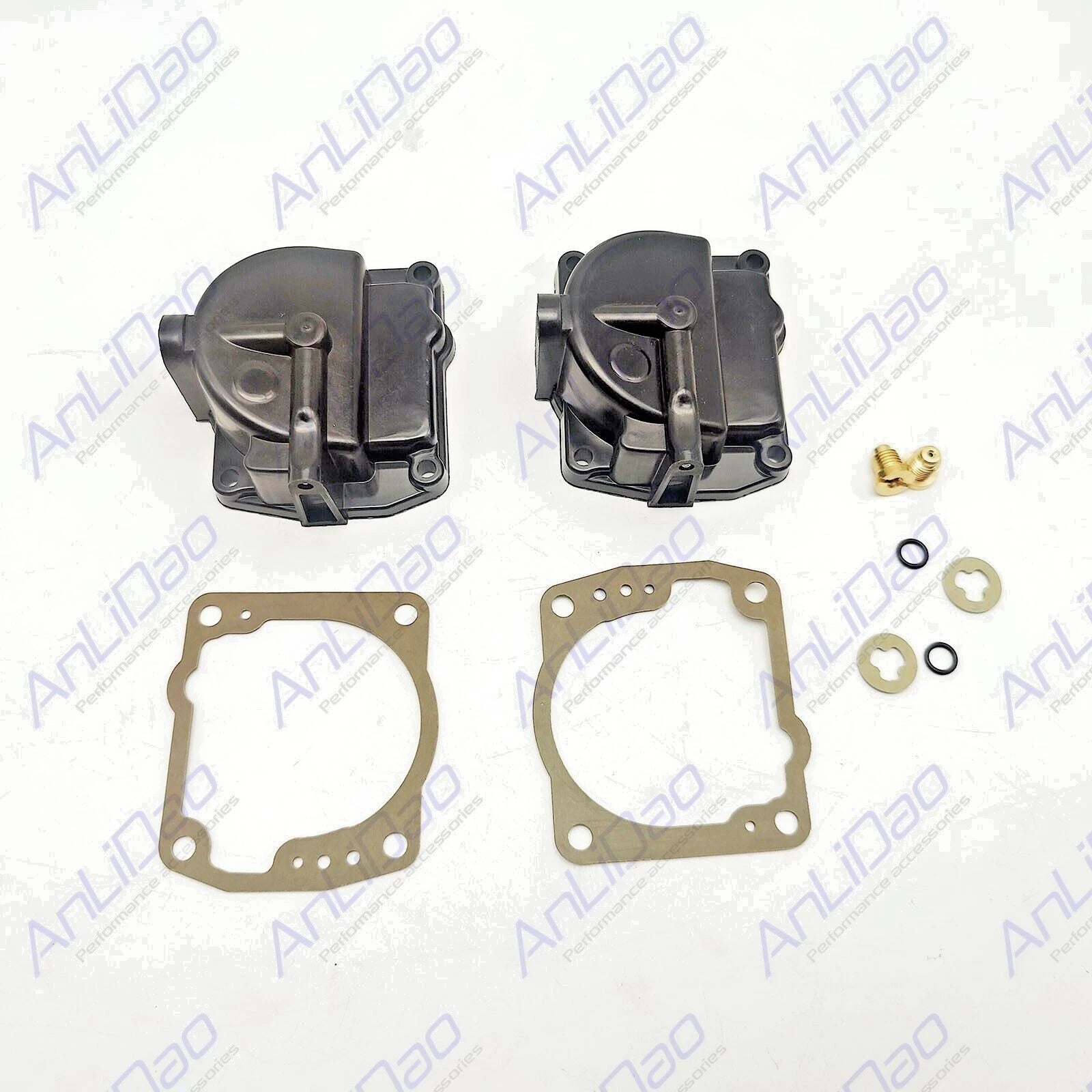 2pcs Fit Johnson Evinrude Carburetor Float Bowl Chamber W/gasket