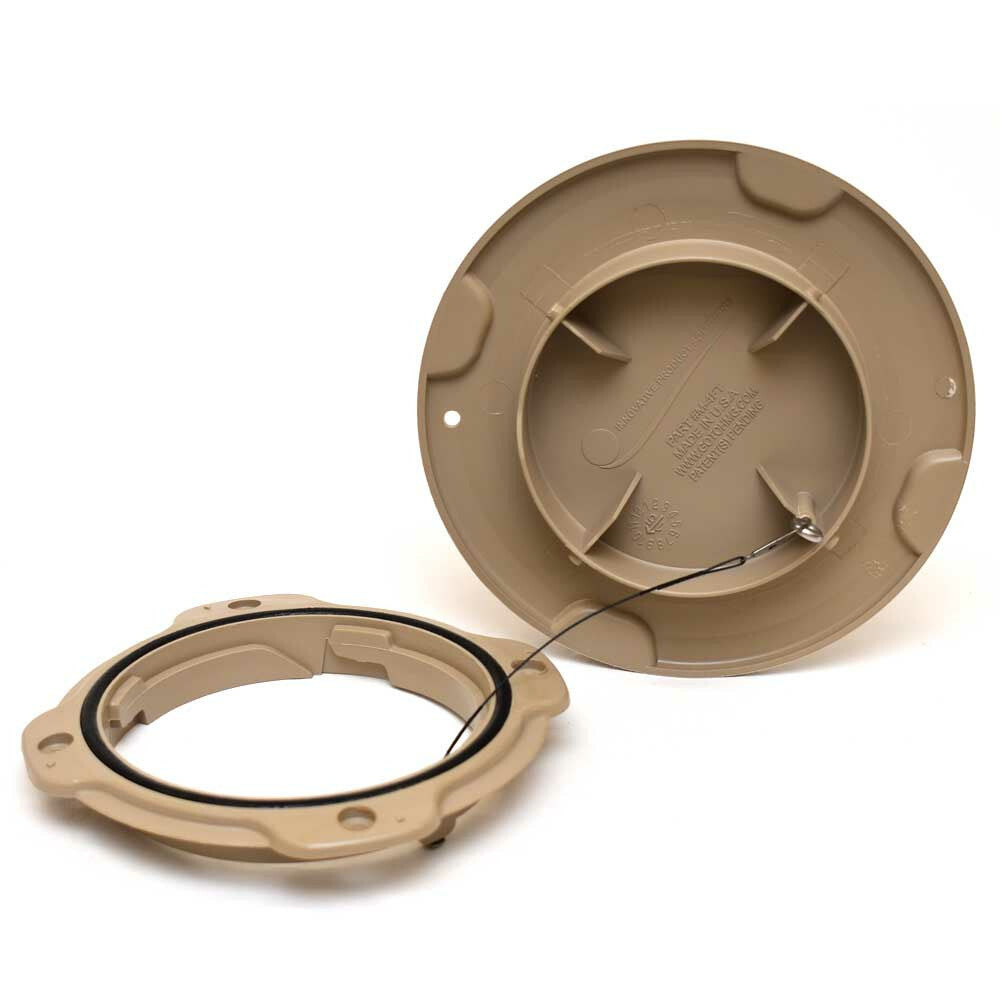 Innovative Boat Washdown Access Lid 510-1013WD | Java 6 x 7/8 InchOpen