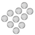 10* 2mm Pearl Luminous Green Blue Pip Bezel Insert Dot Silver Gold