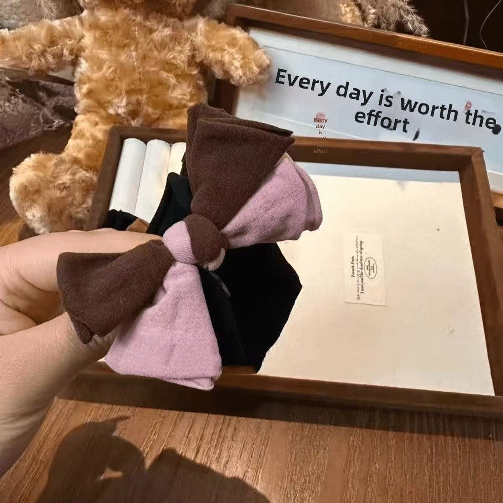 Korean Bow Hair Tie Stylish Bow Detail
