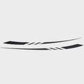 Chaparral Boat Decals 14.01976 Black Clear 142 Inch Sticker Set of 2 by Chaparral