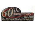 Lund Boat 60th Anniversary Decal 40691.08 | Gray Red Sticker