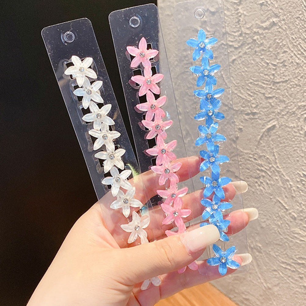 Alloy and Acrylic Braid Flower Hair Buckle