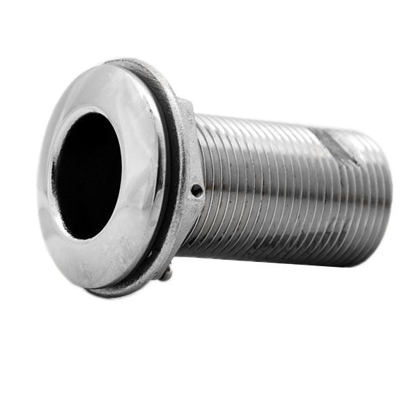 Thru Hull Fitting 1 Inch Polished Stainless Steel