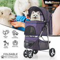Foldable Pet Dog Stroller with Cup Holder