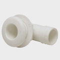 Thru Hull Tracker 90 Degree 1 1/8 Inch White Plastic by Tracker