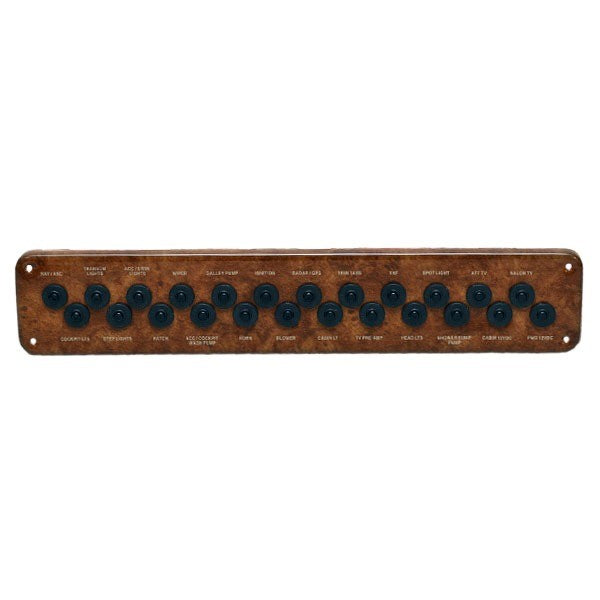 Rinker 260 Boat Breaker Switch Panel 6 x 16 Inch by Rinker