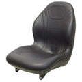 Black Vinyl Seat W/ Brackets Fits Case Ih Tractors Dx21 Dx24 Dx25