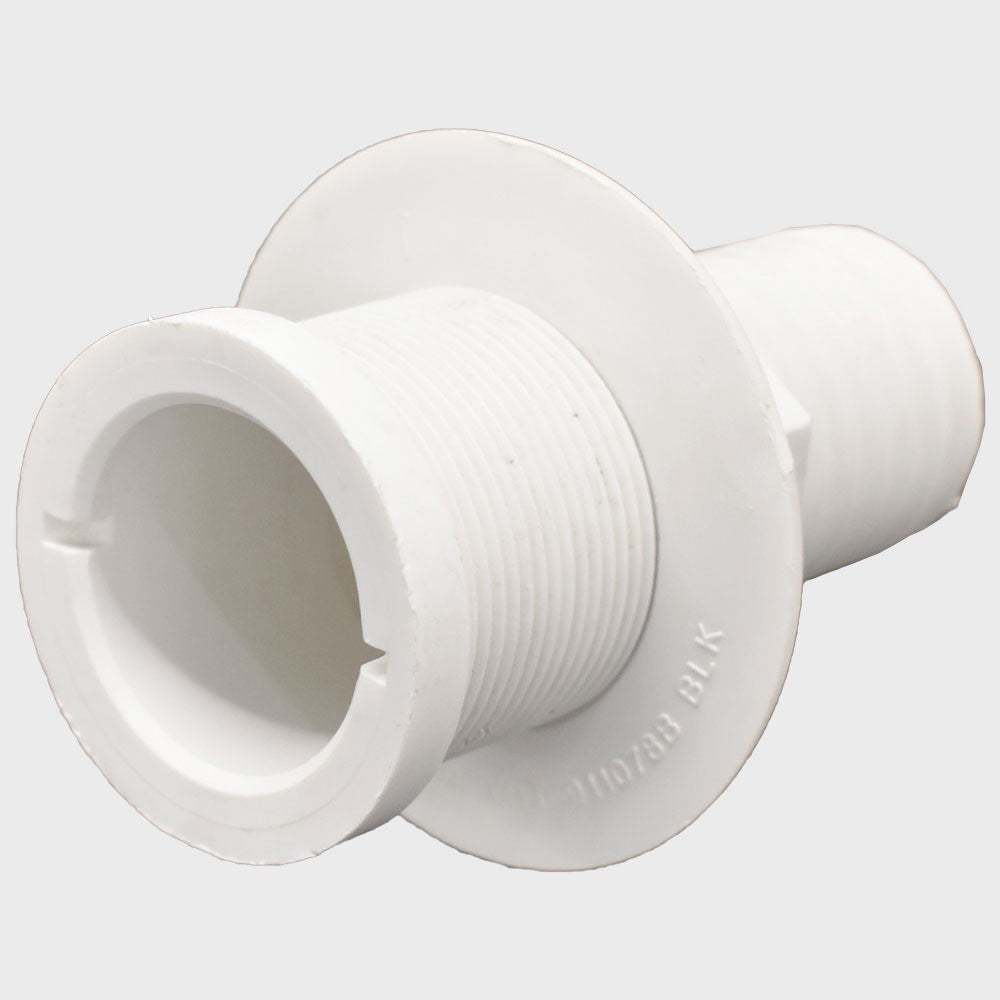 Boat Thru Hull Fitting 1 1/2 Inch Hose White